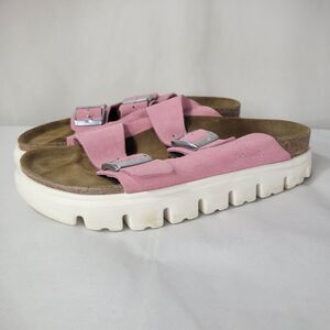 Birkenstock Papillio Arizona Chunky Sandals Size 42 / Womens 11 NARROW Pink